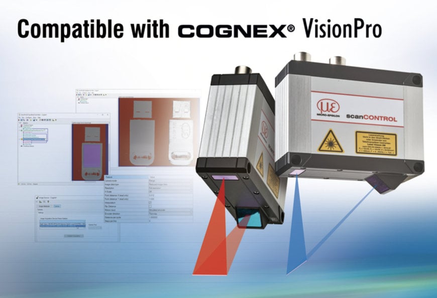 NEW ADAPTER MICRO-EPSILON ENABLES EASY INTEGRATION OF SCANCONTROL LASER WITH COGNEX VISIONPRO SOFTWARE